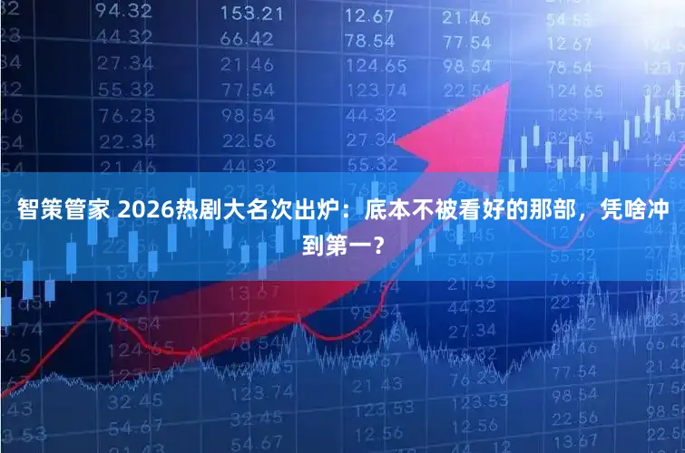 智策管家 2026热剧大名次出炉：底本不被看好的那部，凭啥冲到第一？