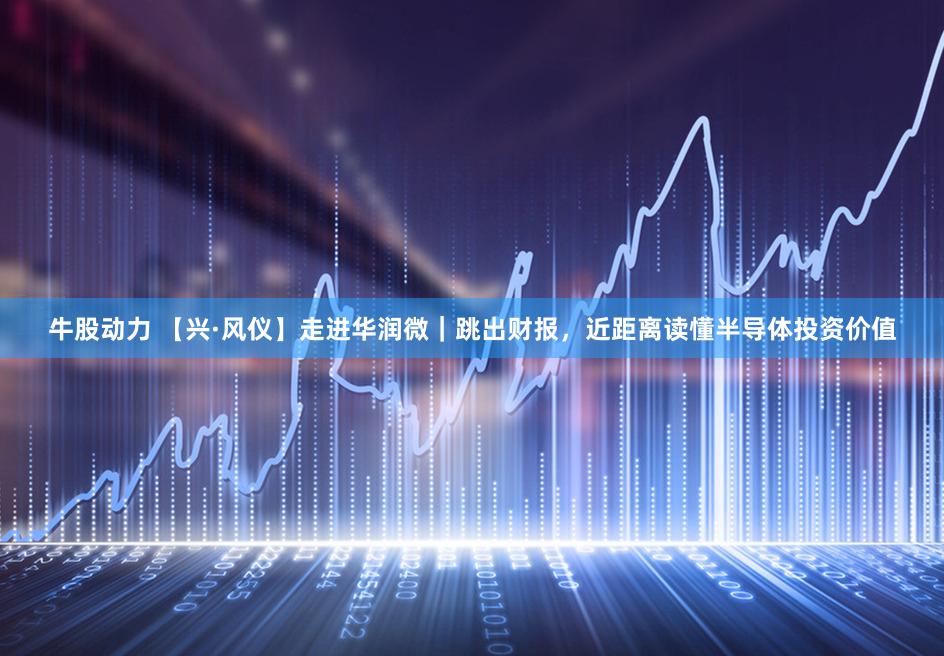 牛股动力 【兴·风仪】走进华润微|跳出财报,近距离读懂半导体投资价值